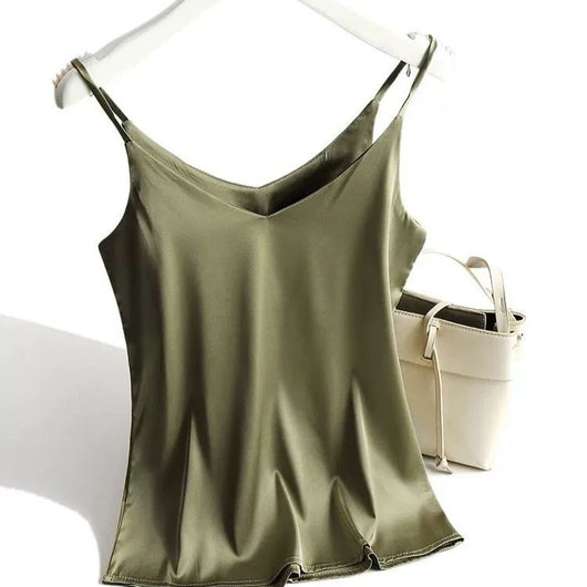 Camiseta Italiana Mujer Escote V Básica Blanca - Image 6