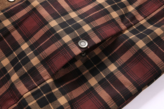 Camisa de Cuadros Talla Europea para Hombre - Image 13