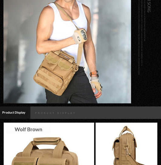 Mochila Táctica Camuflaje Nylon - Bolso Crossbody para Hombre - Image 26