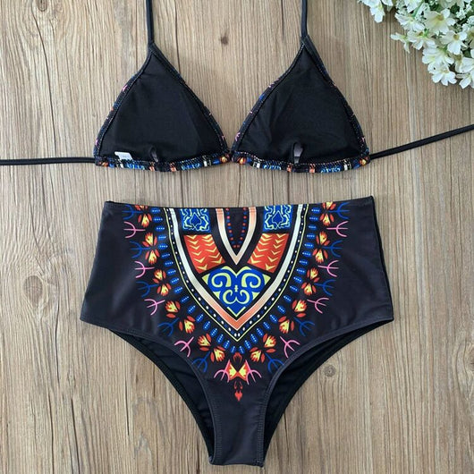 Bikini Floral de Cintura Alta para Mujer - Image 17