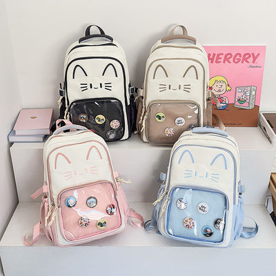 Mochila Escolar Kawaii con Diseño de Anime Japonés para Mujeres - Image 4