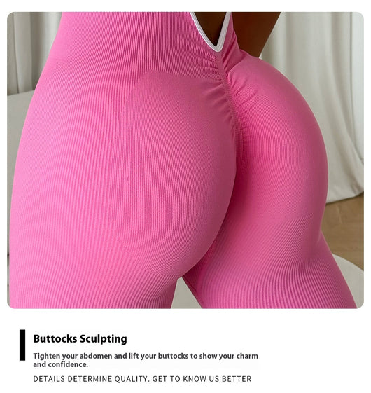 Enterizo Deportivo Yoga Sin Mangas Secado Rápido Ajustado - Image 16