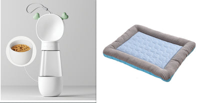 Colchoneta Refrescante para Perros y Gatos - Cama Fresca de Seda de Hielo Azul - Image 10