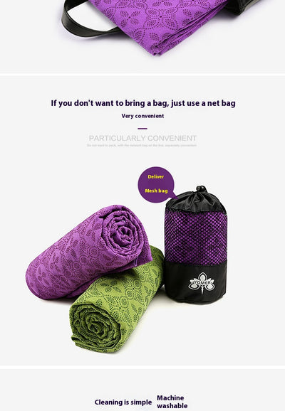 Toalla Antideslizante Absorbente de Yoga con Partículas de Agarre - Image 26