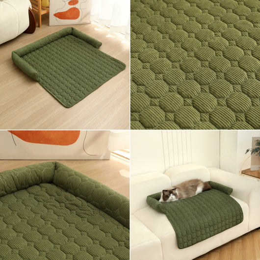 Cama Nido Calmante para Mascotas con Almohada Cervical y Manta Acolchada - Image 27
