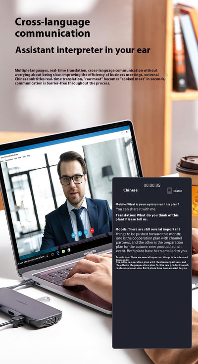 Gafas Inteligentes de Traducción en Tiempo Real con Bluetooth - Image 16