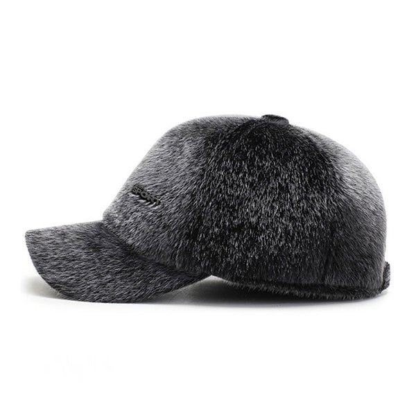 Gorro de Visón Sintético para Hombre Adulto y Mayor
