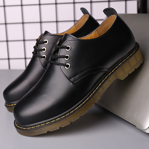 Zapatos de Trabajo en Cuero Genuino para Hombre - Diseño Versátil y Duradero