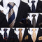 Conjunto de Corbata, Pañuelo y Gemelos para Hombre - Elegancia Empresarial