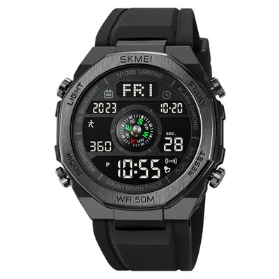 Reloj Deportivo Digital para Hombre con Brújula, Alarma y Luz Nocturna - Image 5