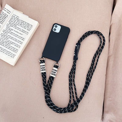Funda de Silicona Líquida con Correa Diagonal para Celular - Image 26