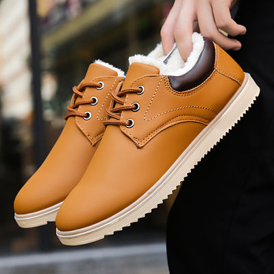 Zapatos Casuales de Invierno para Hombre con Forro de Terciopelo - Image 11