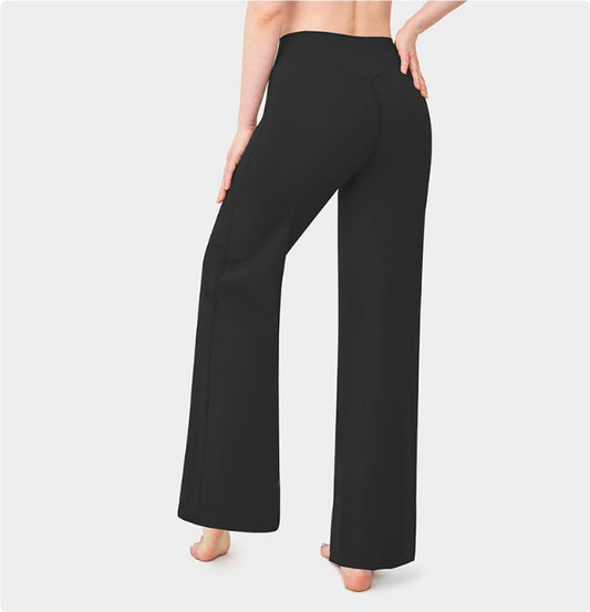 Pantalones de Yoga Rectos Holgados para Mujer - Image 2