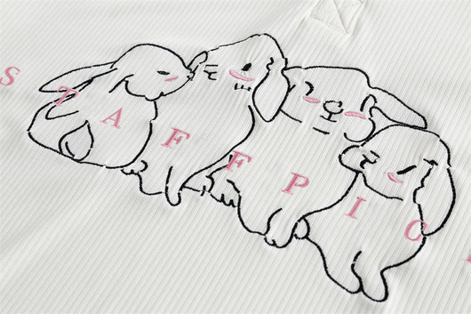 Polo Manga Corta con Bordado de Conejo para Hombre - Image 15