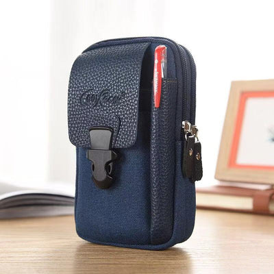 Riñonera Deportiva para Hombre en Lona Resistente con Cinturón - Image 9