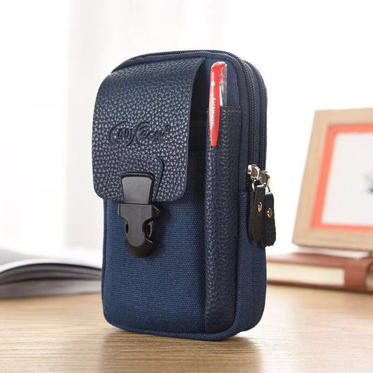 Riñonera Deportiva para Hombre en Lona Resistente con Cinturón - Image 9