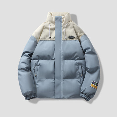 Abrigo de Invierno para Hombre Casual con Cuello Alto Acolchado en Algodón - Image 8