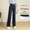 Pantalón Denim Cintura Alta Stretch Pierna Ancha