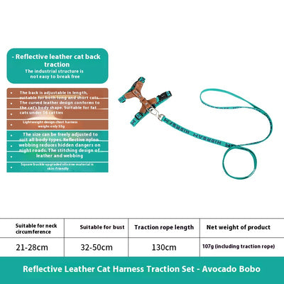 Arnés de Tracción en I para Gatos - Chaleco Pectoral y Dorsal - Image 10