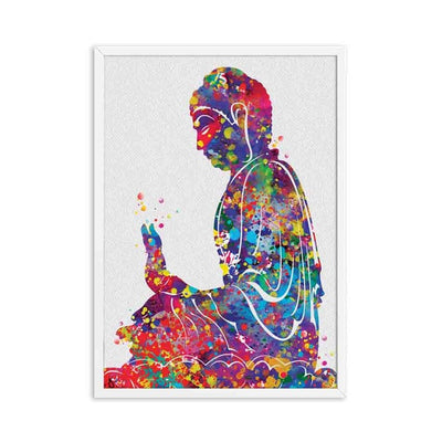Cuadro de Meditación Buddha Abstracto para Decoración del Hogar - Image 8