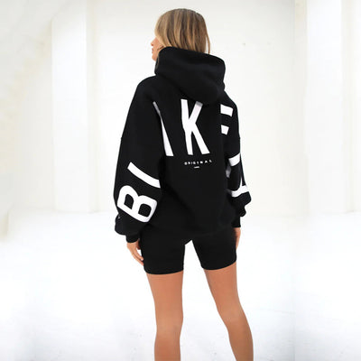 Sudadera Estampada Gruesa Oversize de Manga Larga Versátil - Image 54