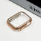 Rose Gold Círculo simples cravejado