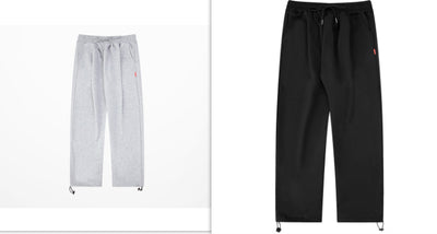 Pantalones Deportivos Holgados con Cordón - Corte Ancho Versátil - Image 7