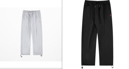 Pantalones Deportivos Holgados con Cordón - Corte Ancho Versátil - Image 7