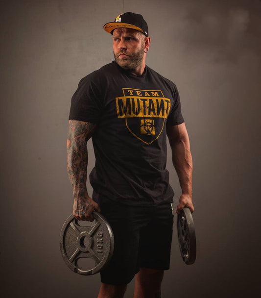 men's t-shirt, t-shirt, black, yellow, grey, athletic, casual - Image 2