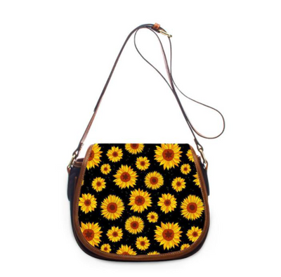 Bolso de Cuero para Mujer con Estampado de Girasoles - Image 15