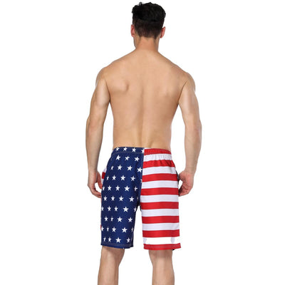 Pantalones de Playa Asimétricos Estampados con Diseño Moderno - Image 4