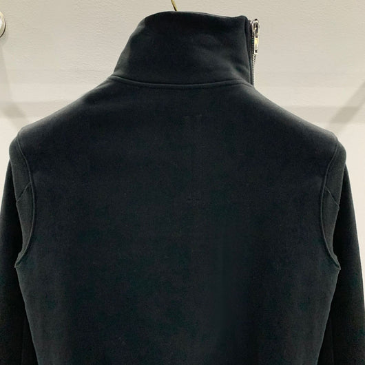 Suéter Abrigo de Cuello Alto con Cierre Diagonal Estilo Oscuro en Algodón Cepillado - Image 12