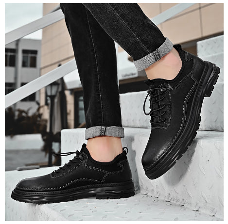 Zapatos Casuales de Cuero para Hombre en Talles Grandes - Image 11