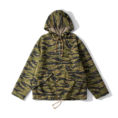 Parka Táctica con Capucha Camuflaje - Abrigo Impermeable para Aventuras - Image 7
