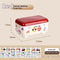 Caja De Almacenamiento A Prueba De Polvo Roja