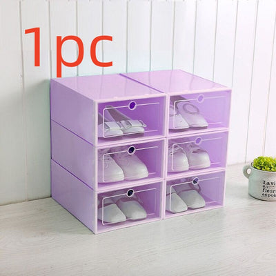 Caja Organizadora Transparente para Zapatillas - Almacenamiento Apilable - Image 20