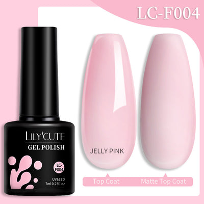 Set de Pegamento para Uñas con Brillo de Color Sólido - Image 39