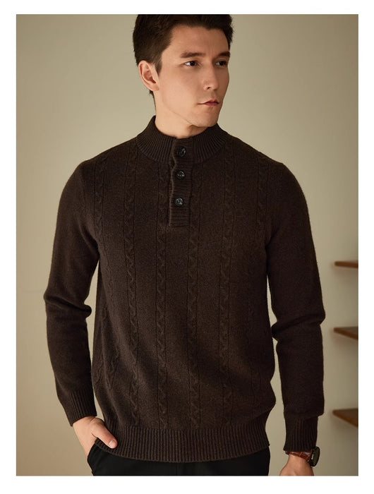 Suéter Grueso con Cuello Tipo Polo - Colección Otoño Invierno - Image 17