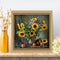 Florero Mosaico Girasol - Pintura Diamante 5D