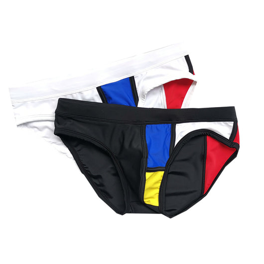 Bañador Deportivo con Detalles de Costura Triangular - Image 16