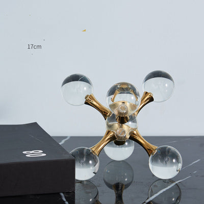 Decoración Molecular de Cristal Luxury para Sala de Estar y Mueble TV - Image 7