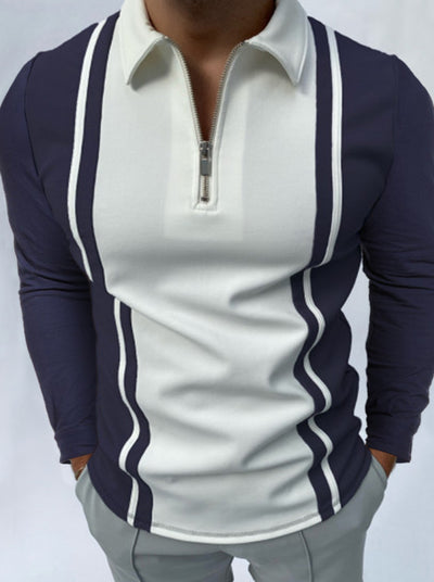 Polo Deportivo de Manga Larga con Cierre para Hombre - Image 4