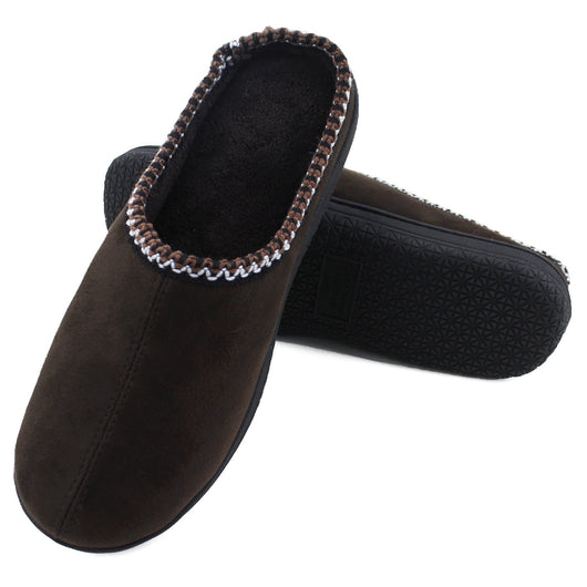 Pantuflas de Felpa Coral para Hombre Talla Grande - Image 11