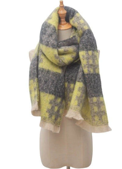 Bufanda Jacquard con Patrón Europeo y Americano - Image 25