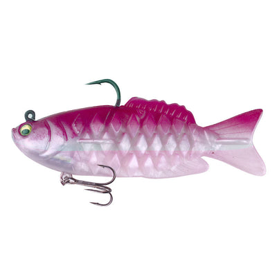 Señuelo de Silicona Ultrasuave Articulado con Cabeza Jig - Dark Sleeper para Pesca de Bajo - Image 3
