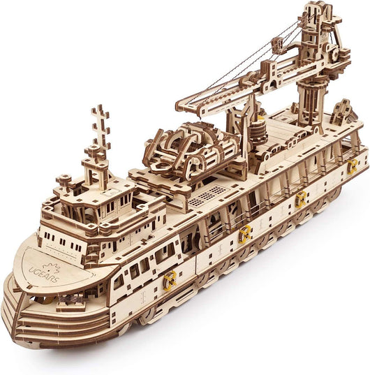 Modelo 3D de Barco Científico - Puzzle Educativo Armable - Image 3
