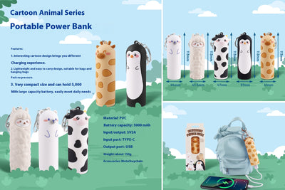 Batería Portátil Diseño Animales 5000mAh - Image 19