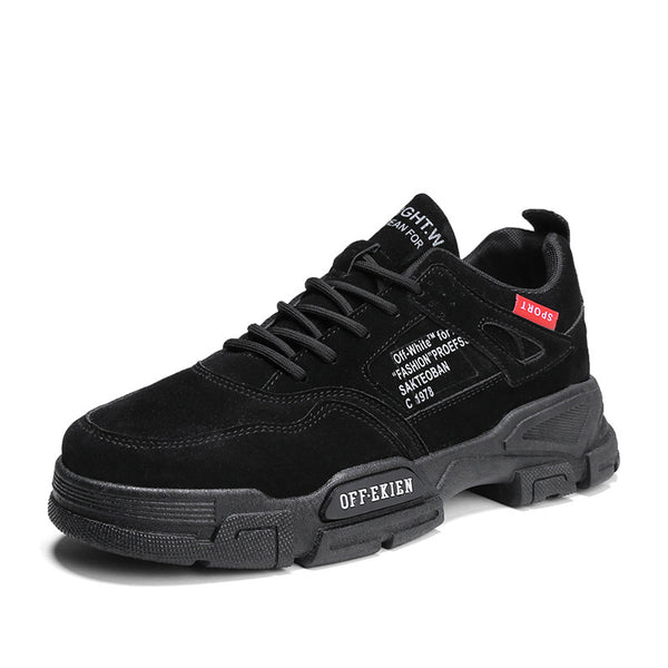 Zapatos Casuales para Hombre con Suela Gruesa y Diseño Robusto