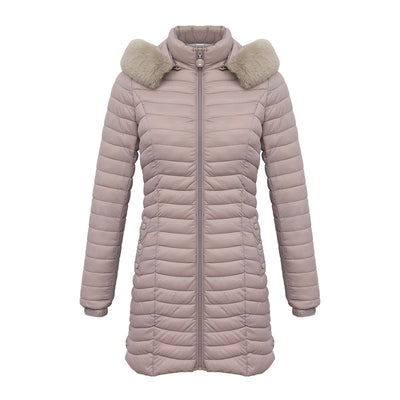 Abrigo Acolchado Ultraligero para Invierno - Parka Larga de Algodón Mujer - Image 9