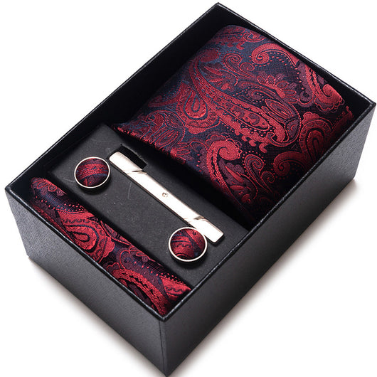 Corbata Jacquard Profesional Tejida en Trama para Negocios - Image 43